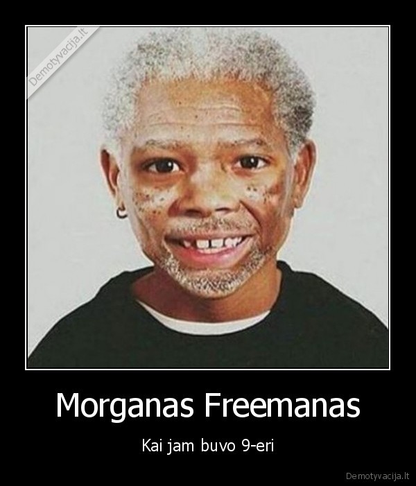 morgan, freeman,vaikas,jaunyste