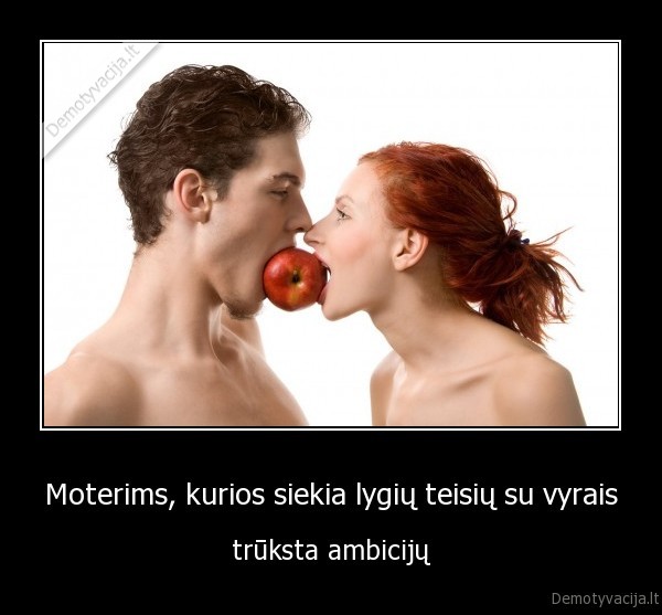 Moterims, kurios siekia lygių teisių su vyrais