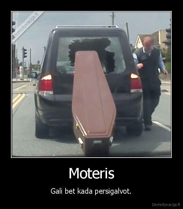 moteris,persigalvojo