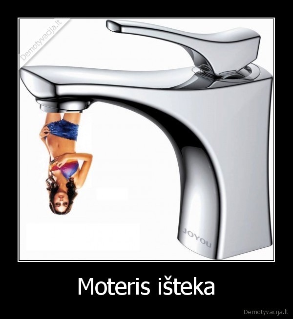 Moteris išteka