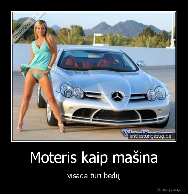 moteris, masina, bedos, visada