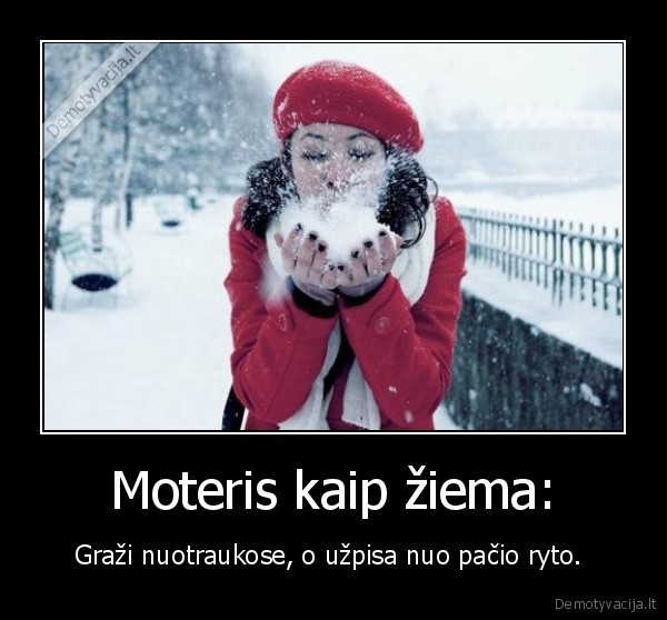 Moteris kaip žiema: