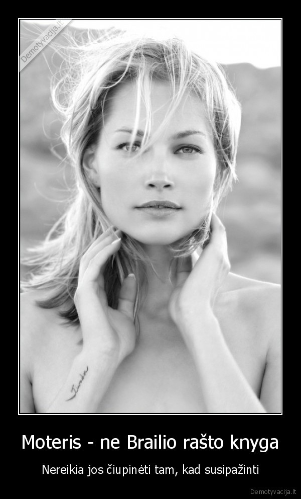 Moteris - ne Brailio rašto knyga
