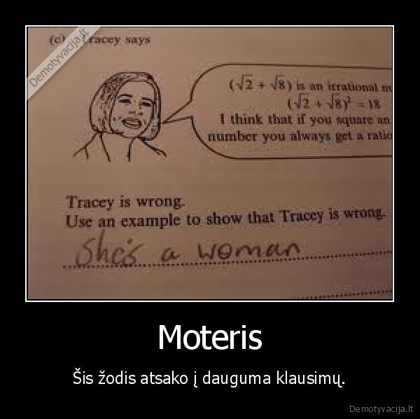 moteris,mergina,klausimas,demotyvacija