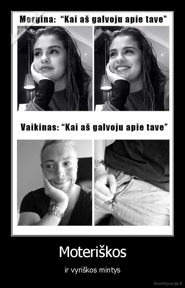 mintys,galvoti, apie, tave