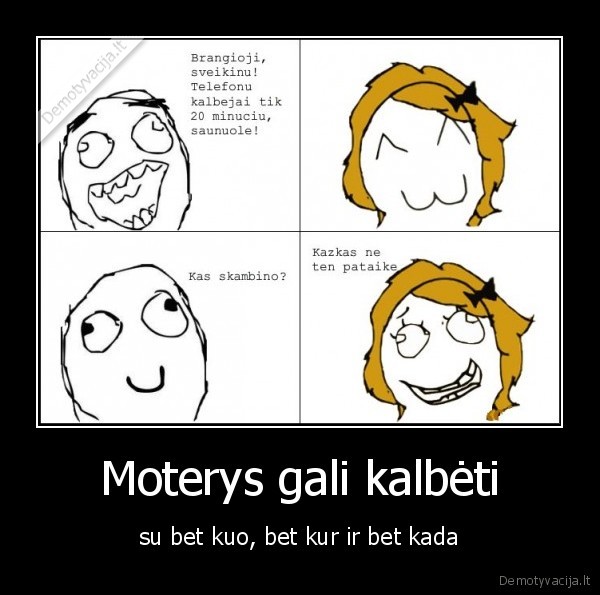 Moterys gali kalbėti