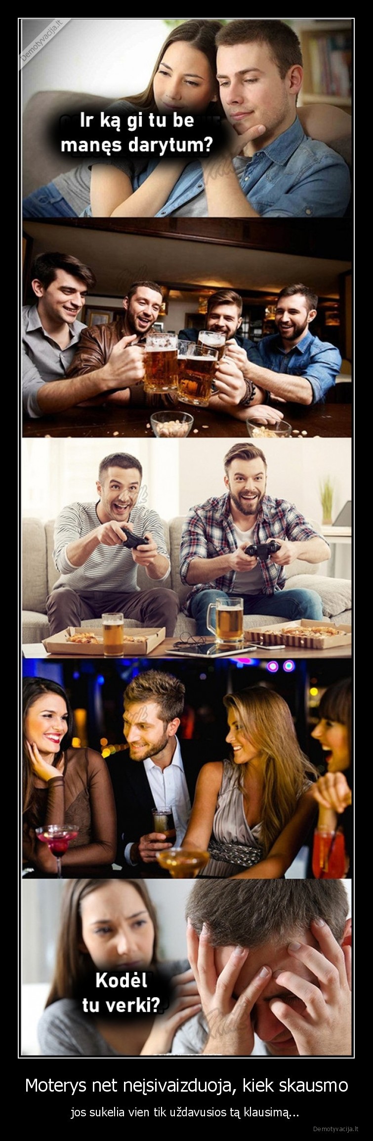 klausimas,moterys,vyrai,nesupranta