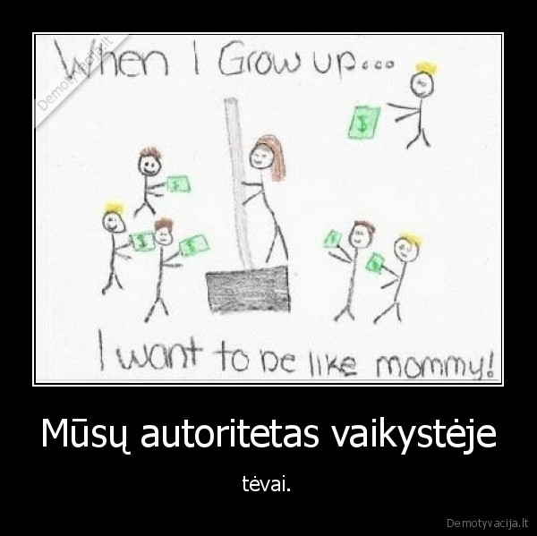 Mūsų autoritetas vaikystėje