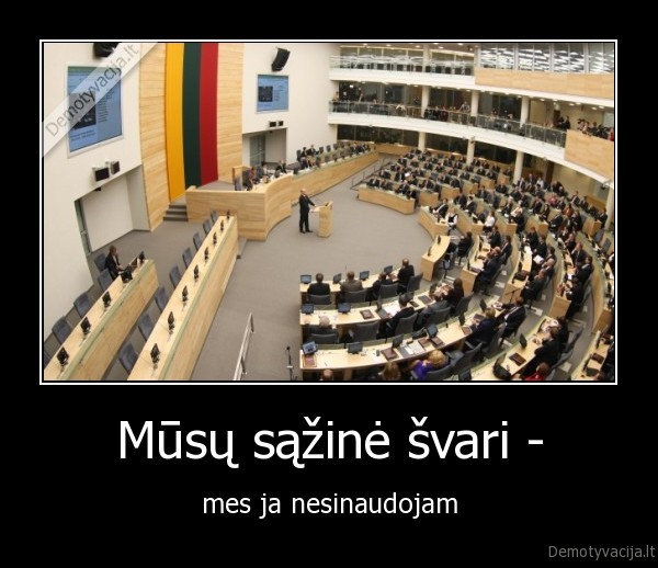 Mūsų sąžinė švari -