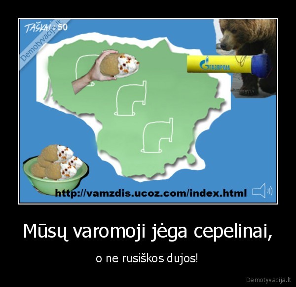 cepelinai, jega,rusiskos, dujos, beda