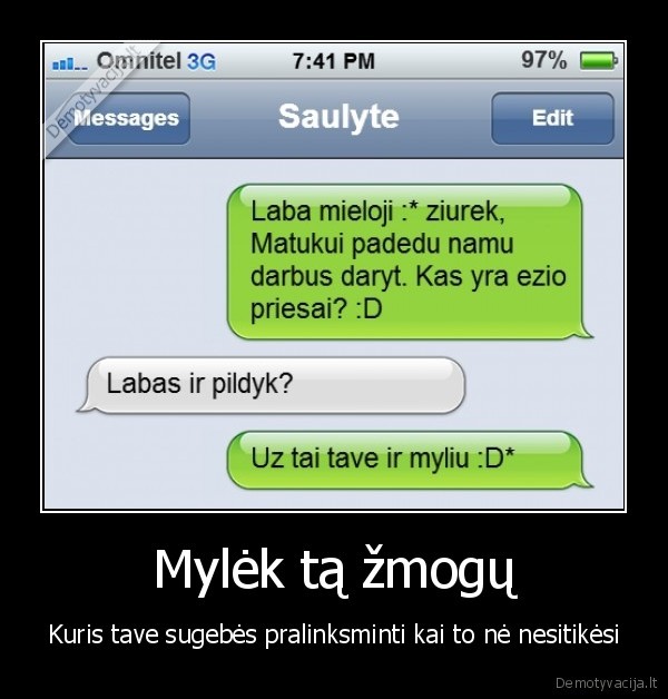 sms, mylimajai,sms, susirasinejimas,namu, darbai