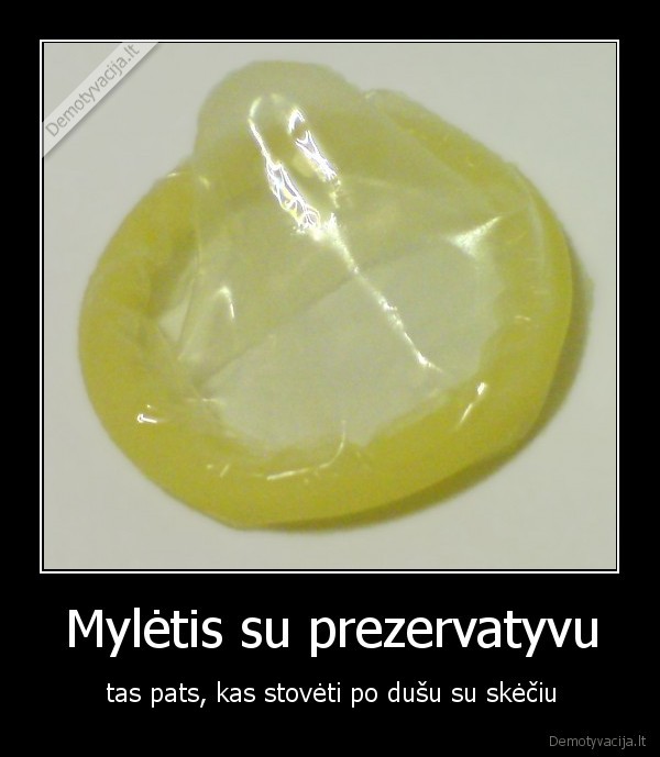Mylėtis su prezervatyvu