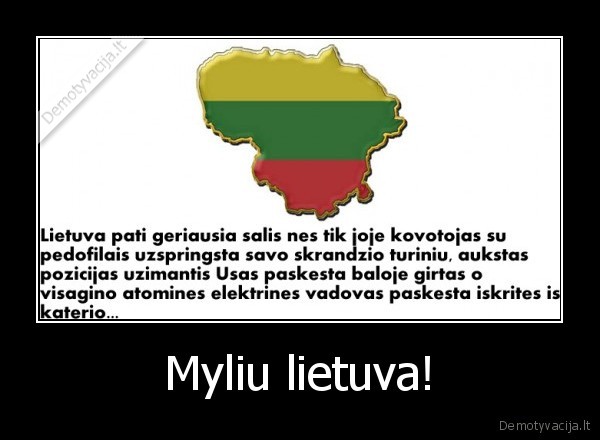 myliu, lietuva