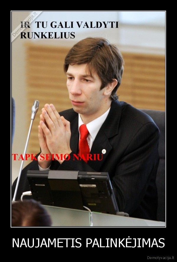 NAUJAMETIS PALINKĖJIMAS