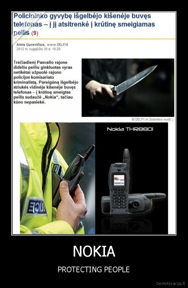 nokia,policija,nusikaltimai