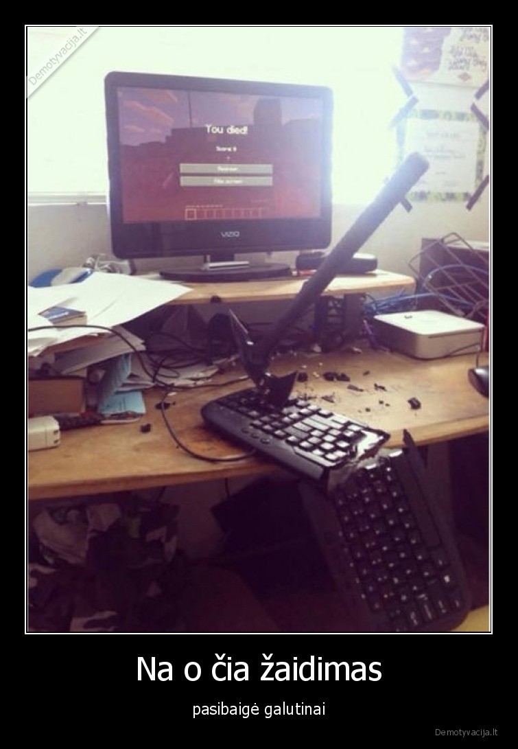 game, over,minecraft,zaidimas,pasibaige,sulauze