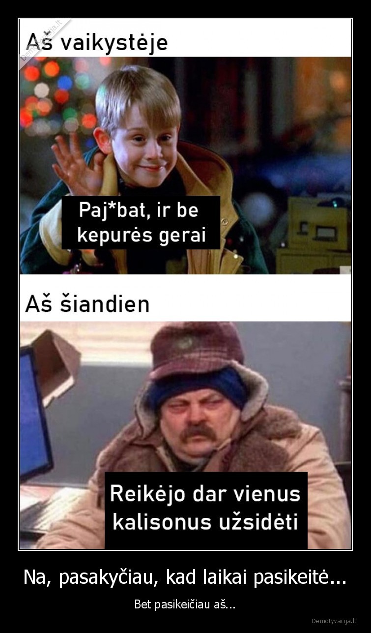 ziema,salta,senstam,vaikyste