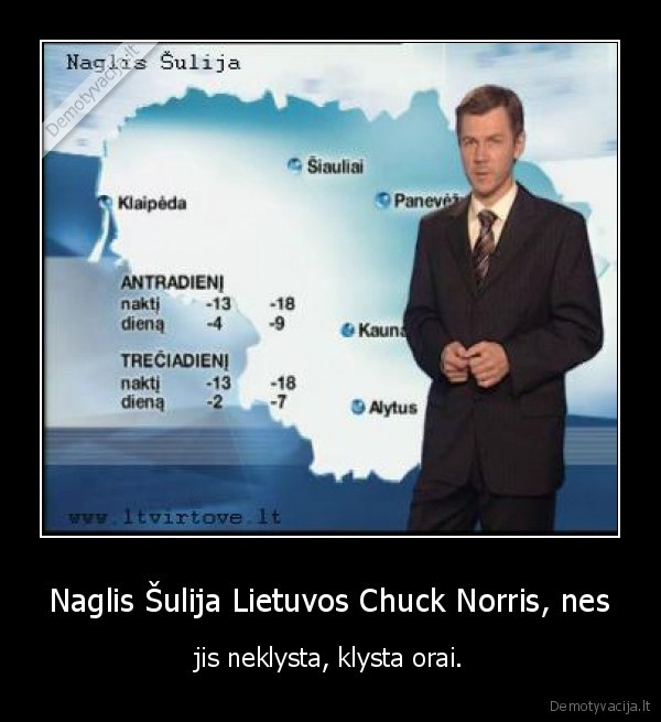 chuck, norris, orai, lietuva, televizija