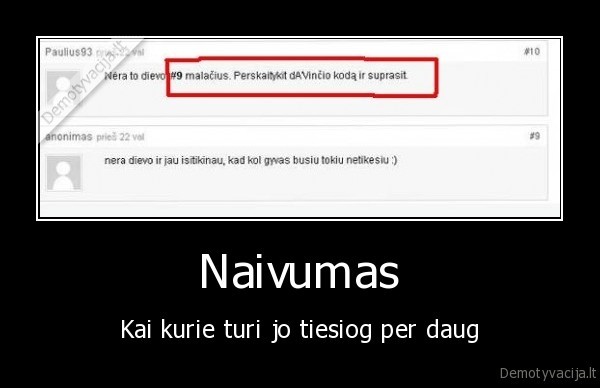 Naivumas