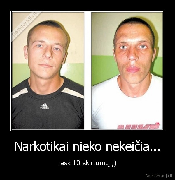 narkomanas,skirtumai