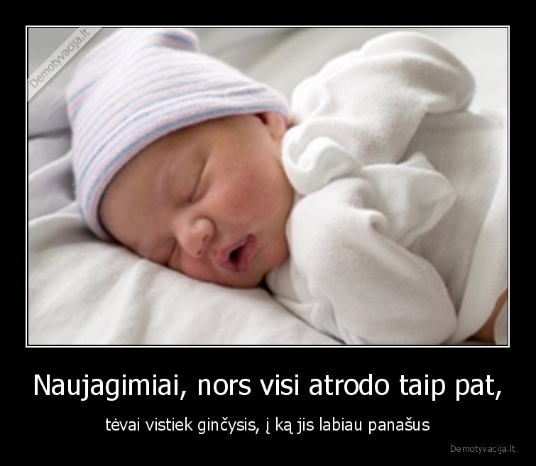 naujagimis,vaikas,tevai,gincijasi,kieno