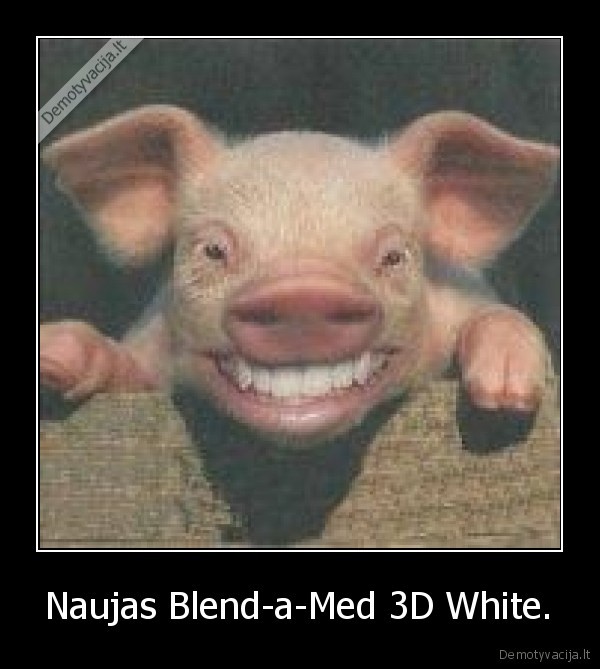 Naujas Blend-a-Med 3D White.
