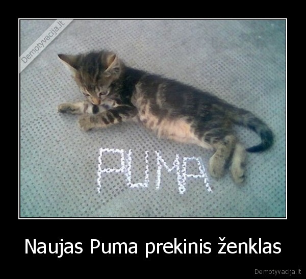 Naujas Puma prekinis ženklas