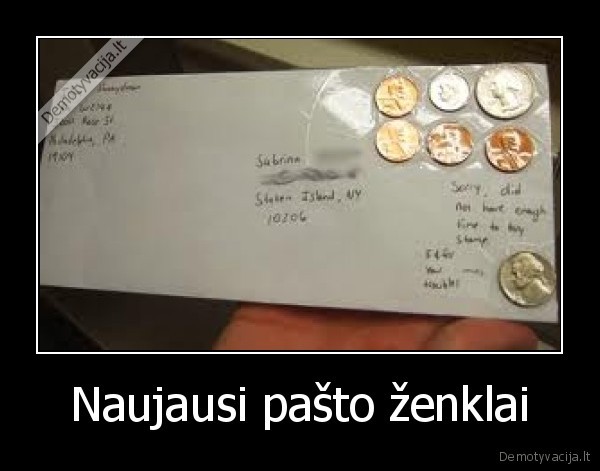 Naujausi pašto ženklai