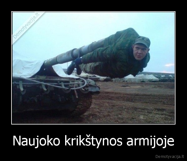 Naujoko krikštynos armijoje
