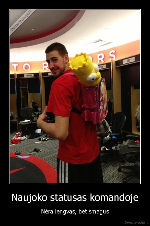 jonas, valanciunas,toronto, raptors,bartas,simpsonai