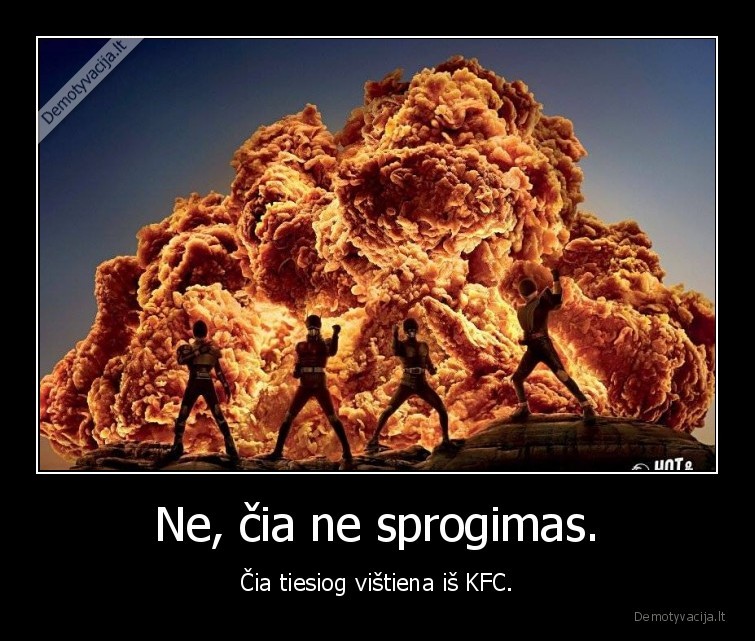 sprogimas,vistiena,kfc