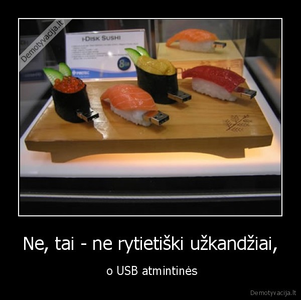 sushi,usb,raktas,kompas
