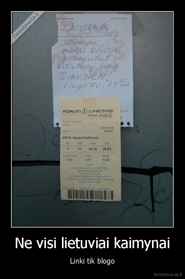 geras, kaimynas,nemokamas, bilietas, i, kina