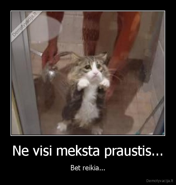 Ne visi meksta praustis...