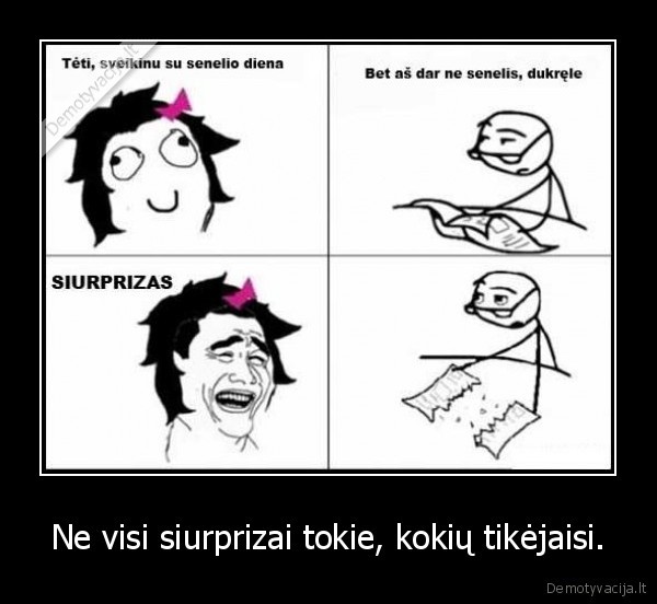 vaikai, ne, visad, siurprizas