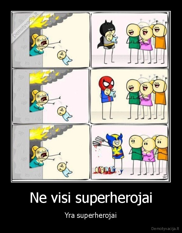 Ne visi superherojai