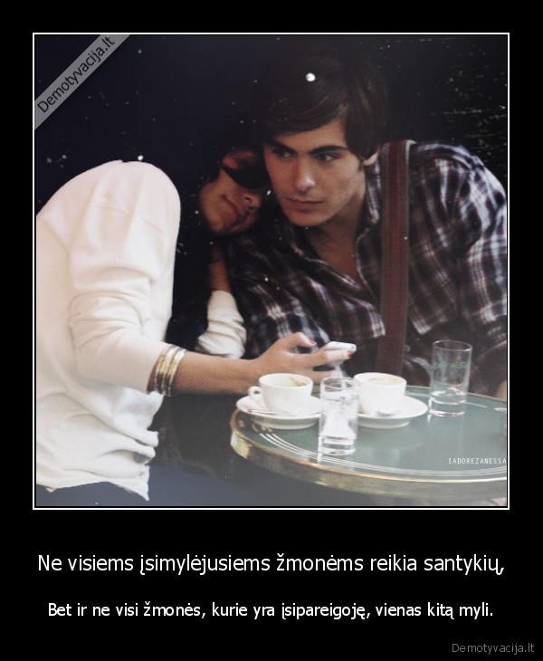 Ne visiems įsimylėjusiems žmonėms reikia santykių,