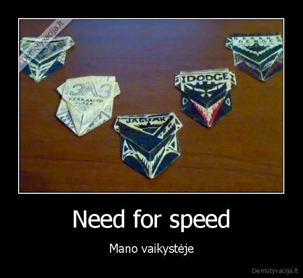 Need for speed