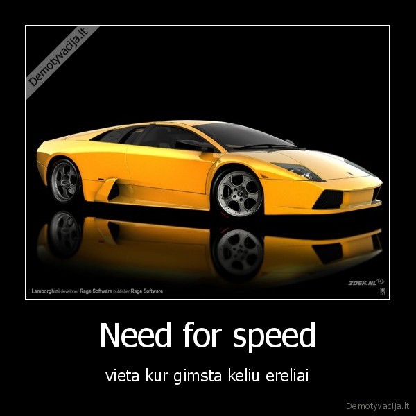 Need for speed