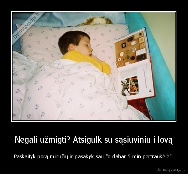 Negali užmigti? Atsigulk su sąsiuviniu i lovą