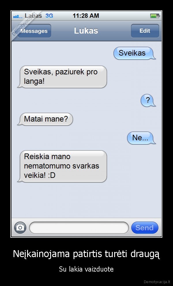 sms, susirasinejimas,draugas,nematommo, svarkas