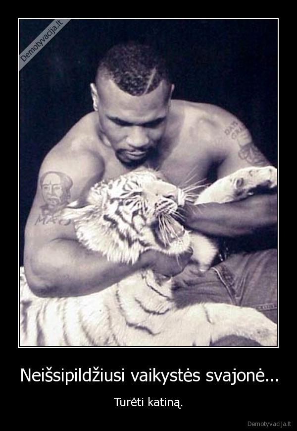 Neišsipildžiusi vaikystės svajonė...