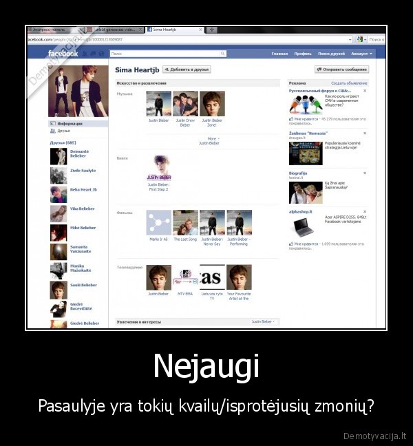 debile, susidegink, auka, del, biberio