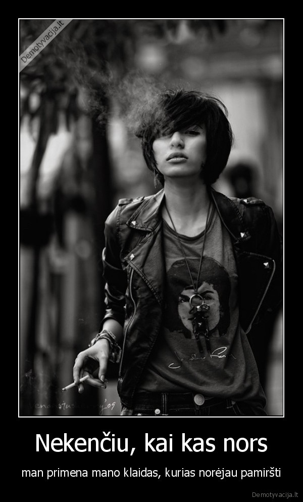 Nekenčiu, kai kas nors