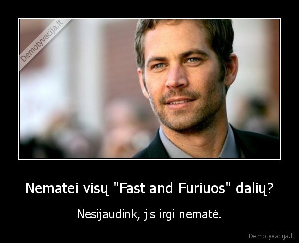 aktorius,juodas, humoras,greiti, ir, isiute,paul, walker