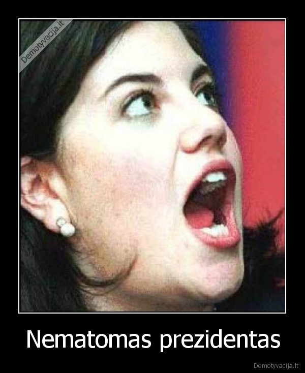 nematomas, prezidentas,jav,bilas, klintonas,monika, levinski
