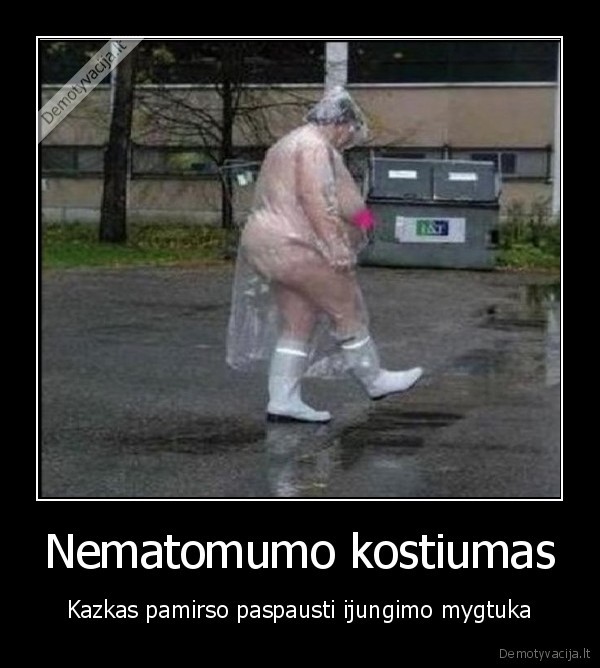 Nematomumo kostiumas