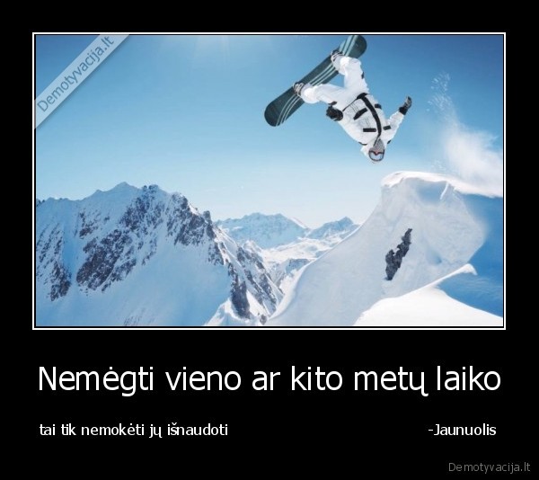 Nemėgti vieno ar kito metų laiko