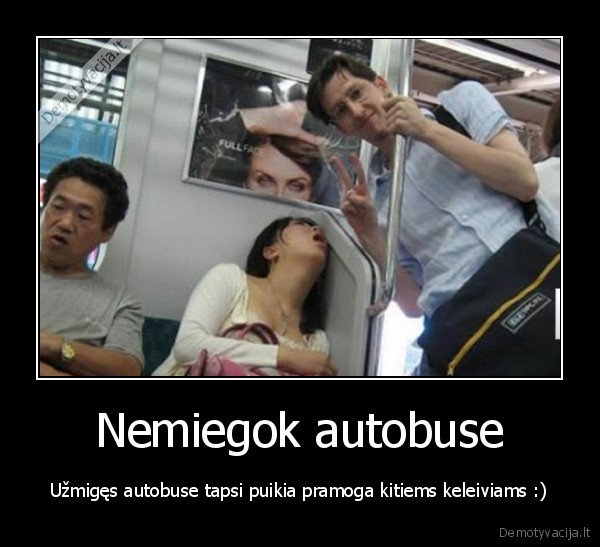 Nemiegok autobuse