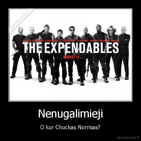 filmai,norissas,chuck,nenugalimieji